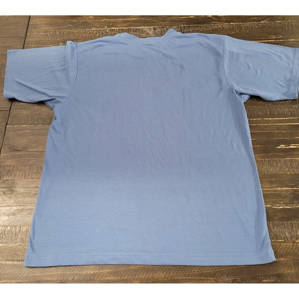 The North Face Shirt Adult Large Blue Short Sleeve Vaporwick